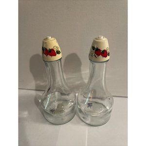 Vintage Strawberry Oil and Vinegar cruets